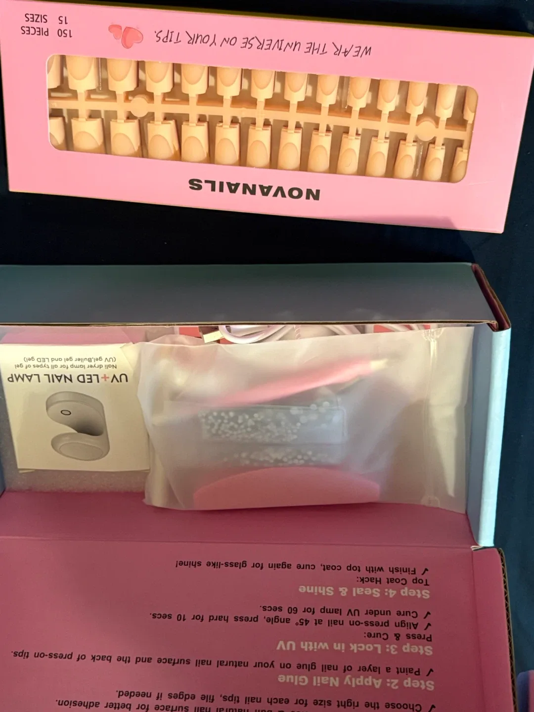 NovaNails Kit with UV+LED Nail Lamp - New! image indicator(3)