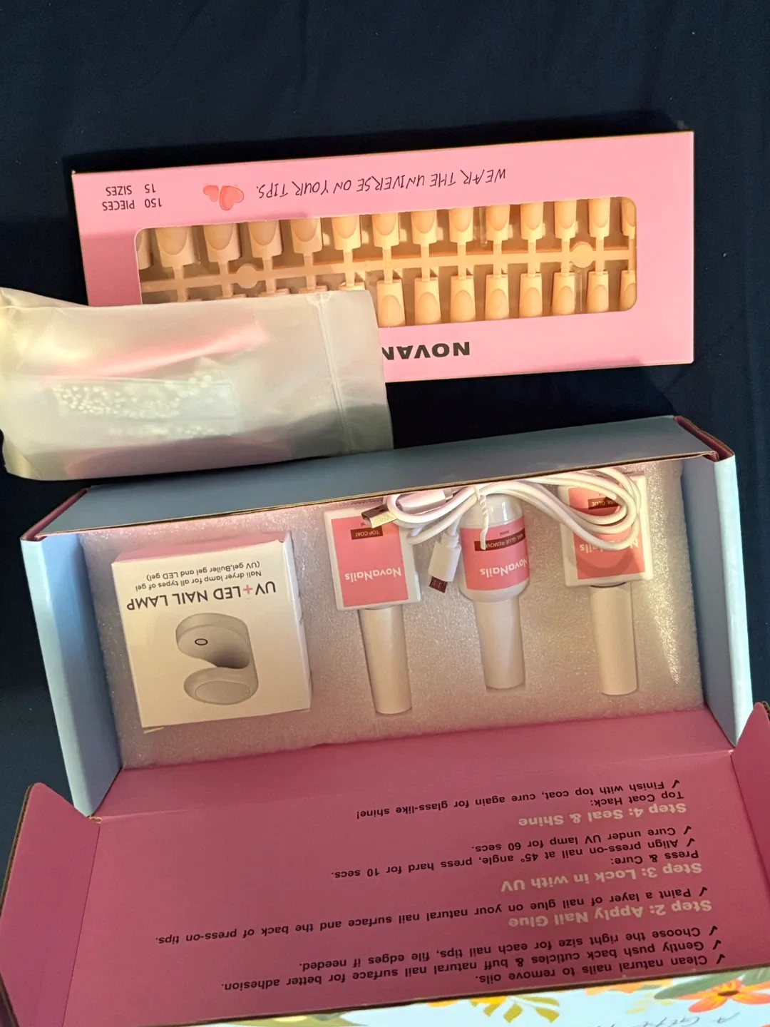 NovaNails Kit with UV+LED Nail Lamp - New! image indicator(2)