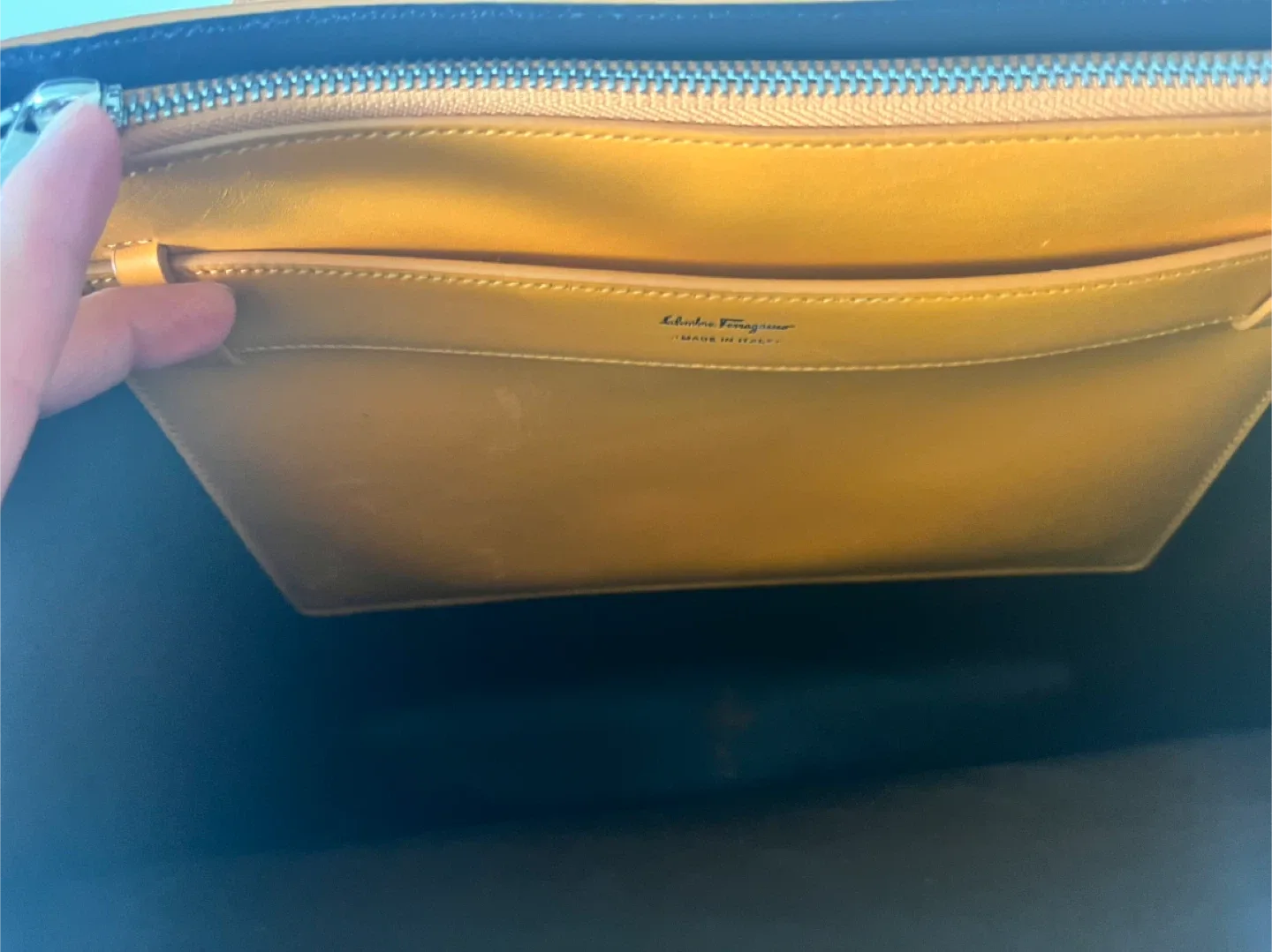 Salvatore Ferragamo Leather Tote Bag image indicator(4)