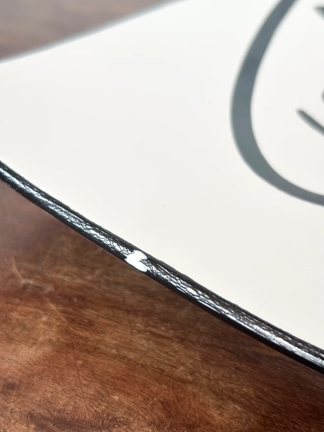 Vintage Black and White Triangular "Two Faces" Plate image indicator(3)