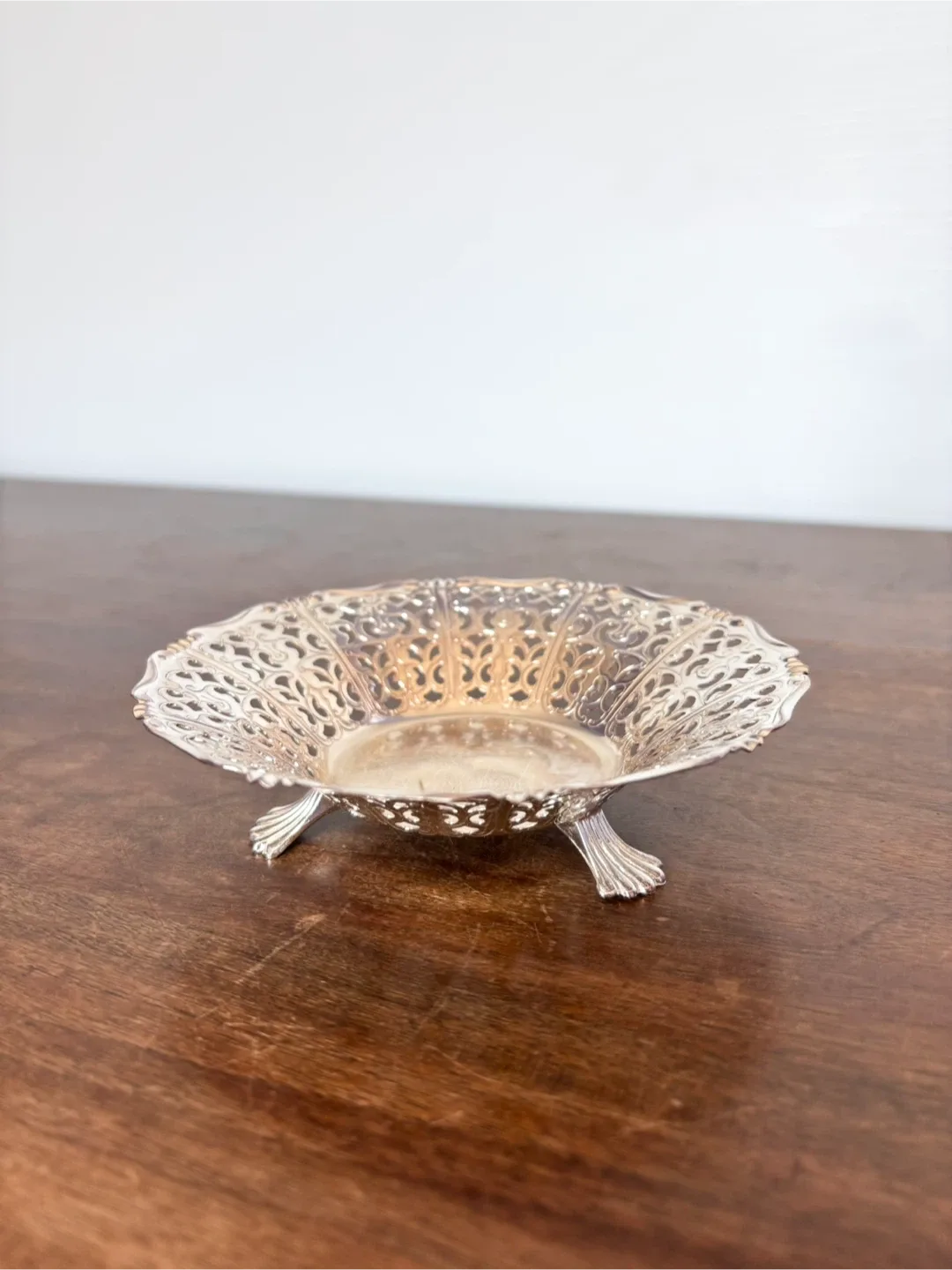 Vintage west Germany silver plated bowl image indicator(3)