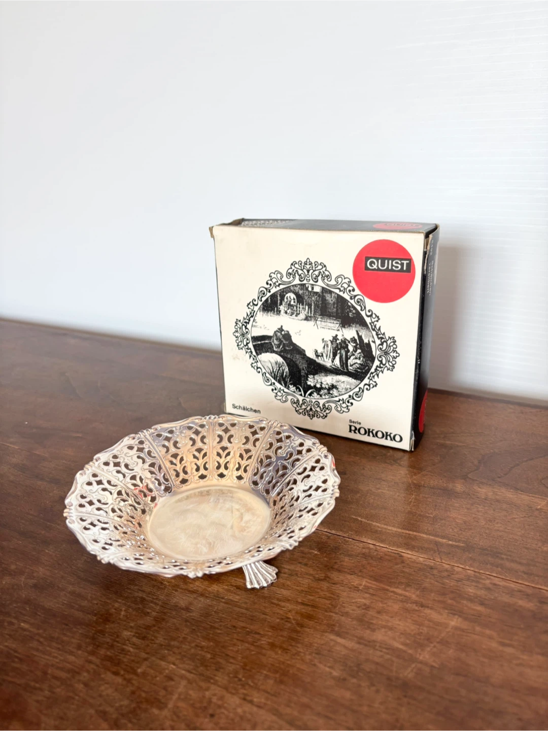 Vintage west Germany silver plated bowl