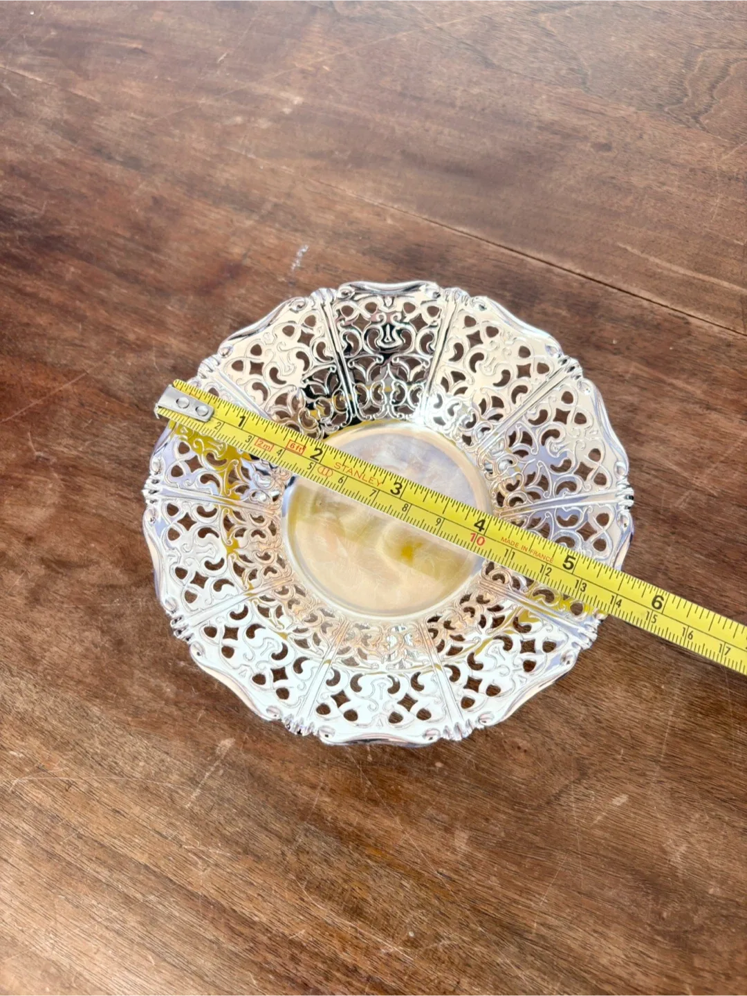 Vintage west Germany silver plated bowl image indicator(5)