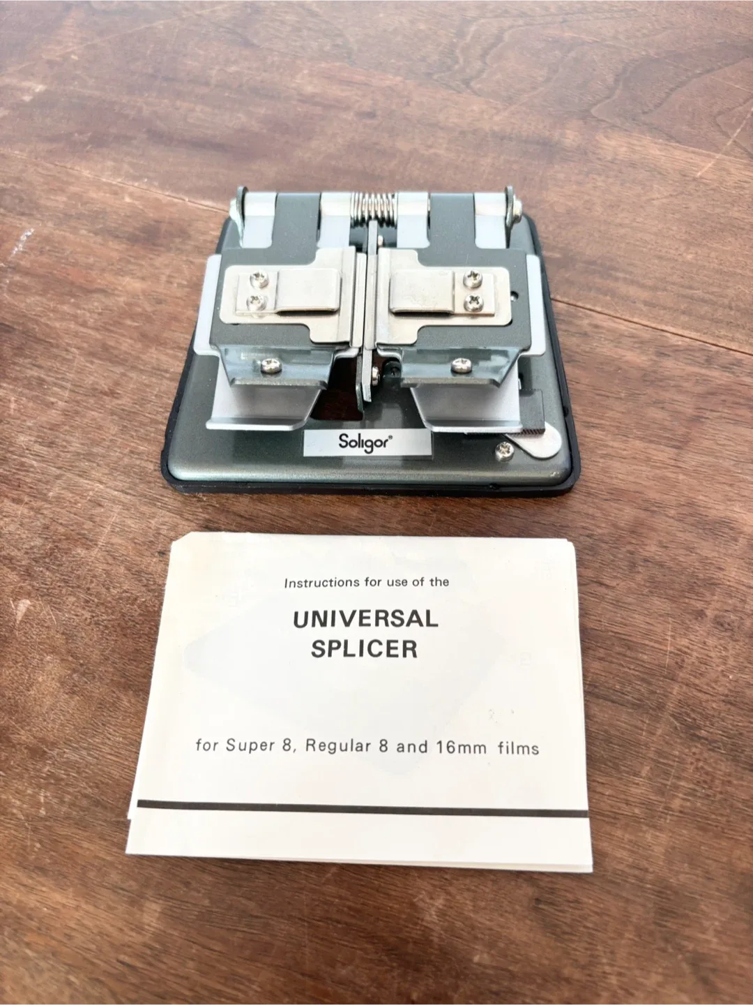 Vintage soligor 8mm splicer for super 8 film image indicator(3)