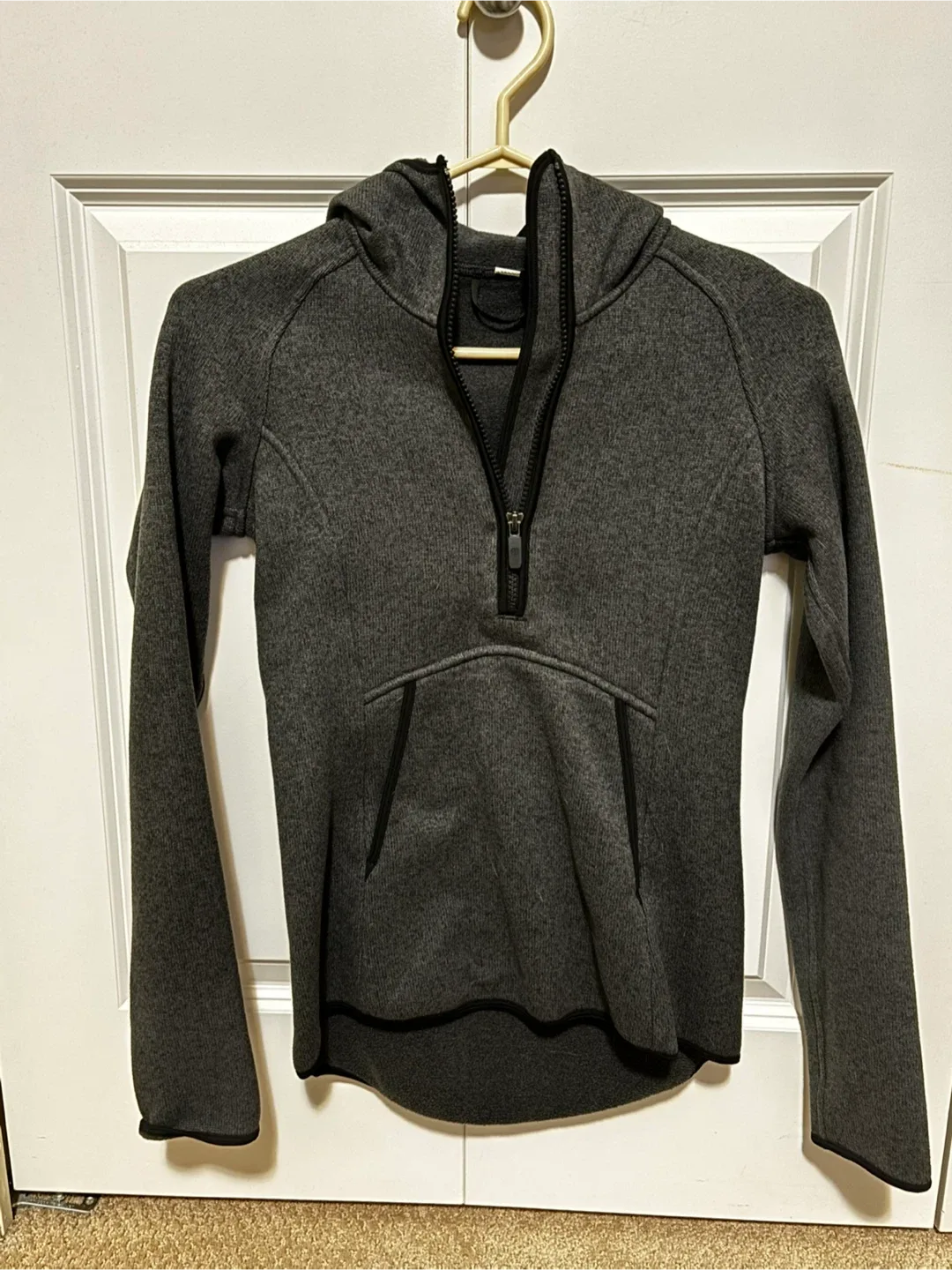 Lululemon Grey Half-Zip Hoodie image indicator(2)