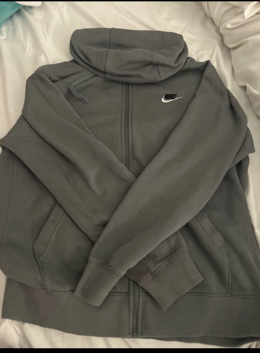 Nike Full Zip Hoodie - Grey