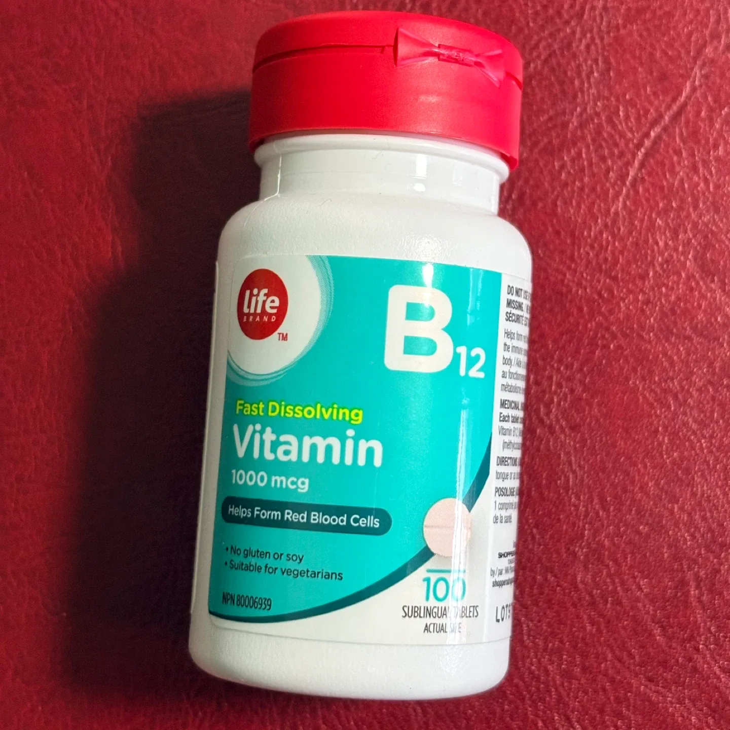 Life Brand Vitamin B12 - 1000 mcg (Sealed)
