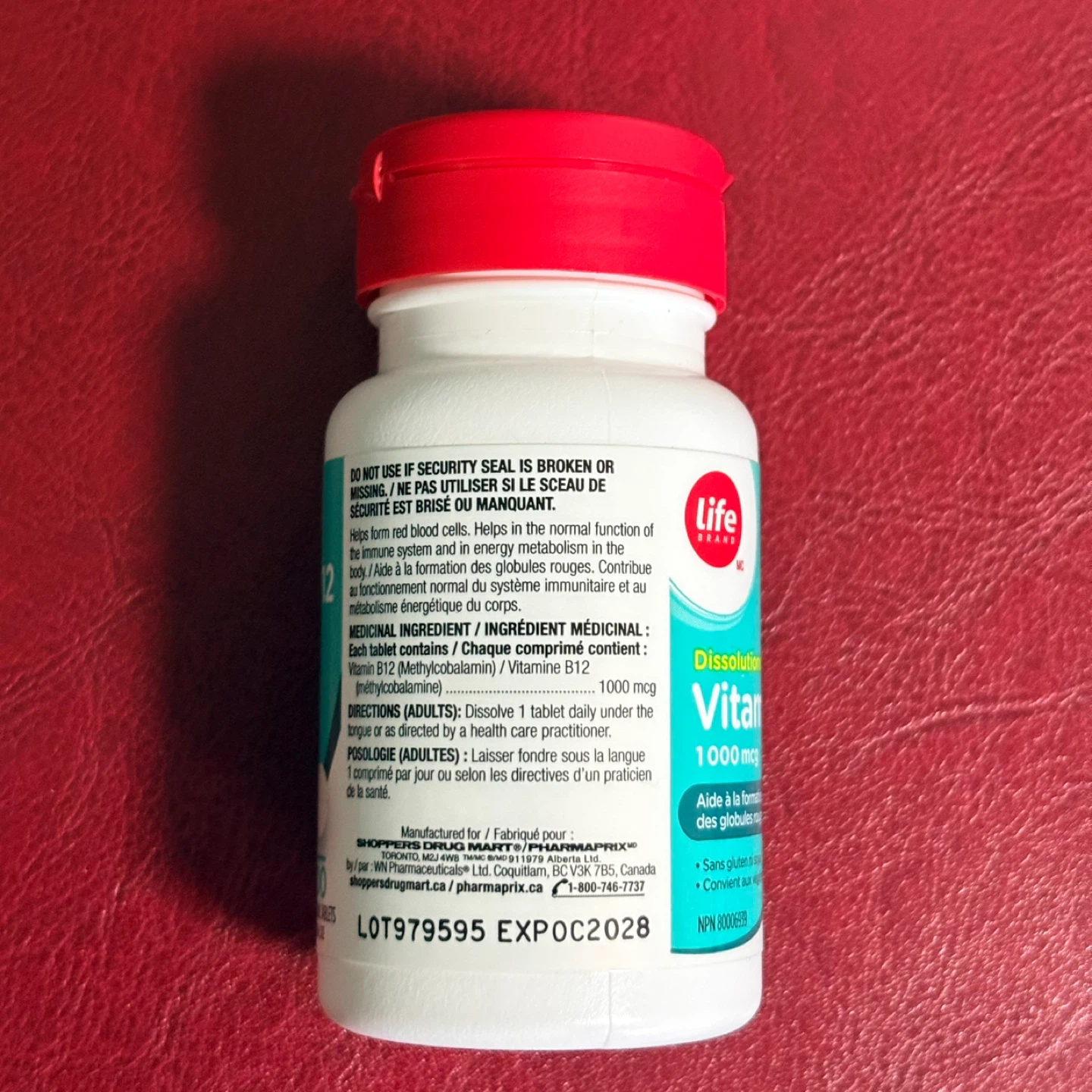 Life Brand Vitamin B12 - 1000 mcg (Sealed) - photo 2