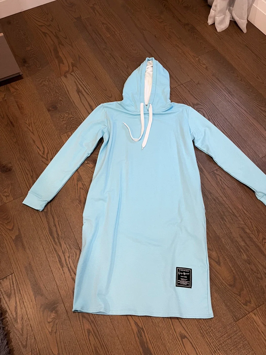 Hoodie Dress - Light Blue image indicator(2)