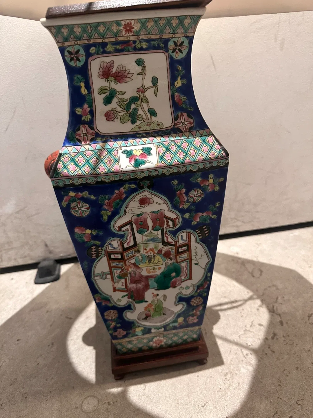 Vintage Asian Style Table Lamp image indicator(2)