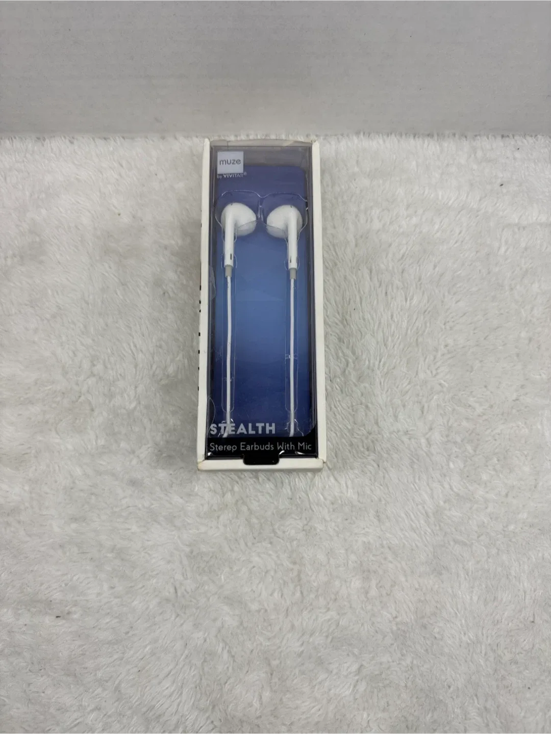 Muze Stealth Stereo Earbuds with Mic - New