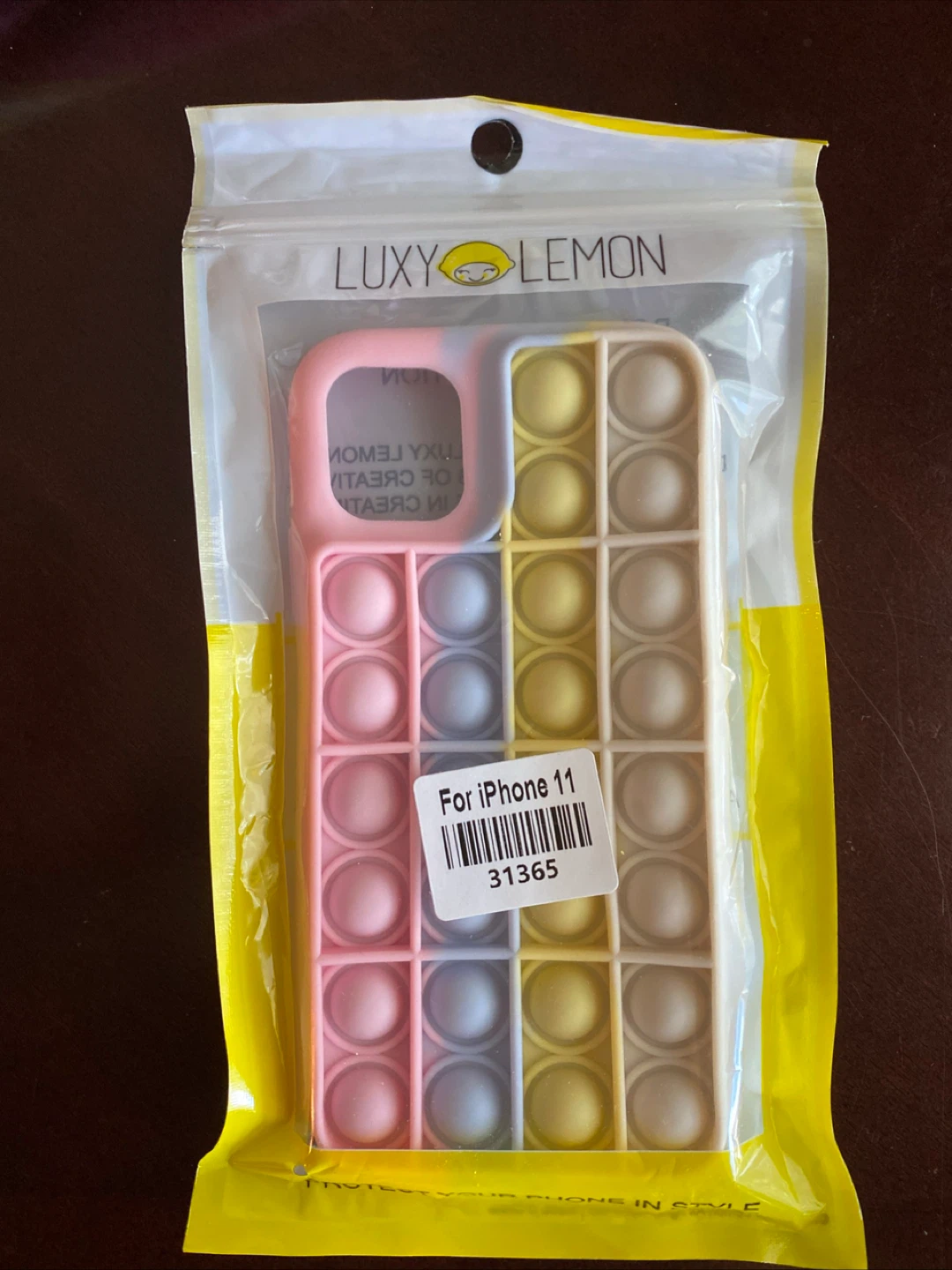 New Luxy Lemon iPhone 11 Pop it Case