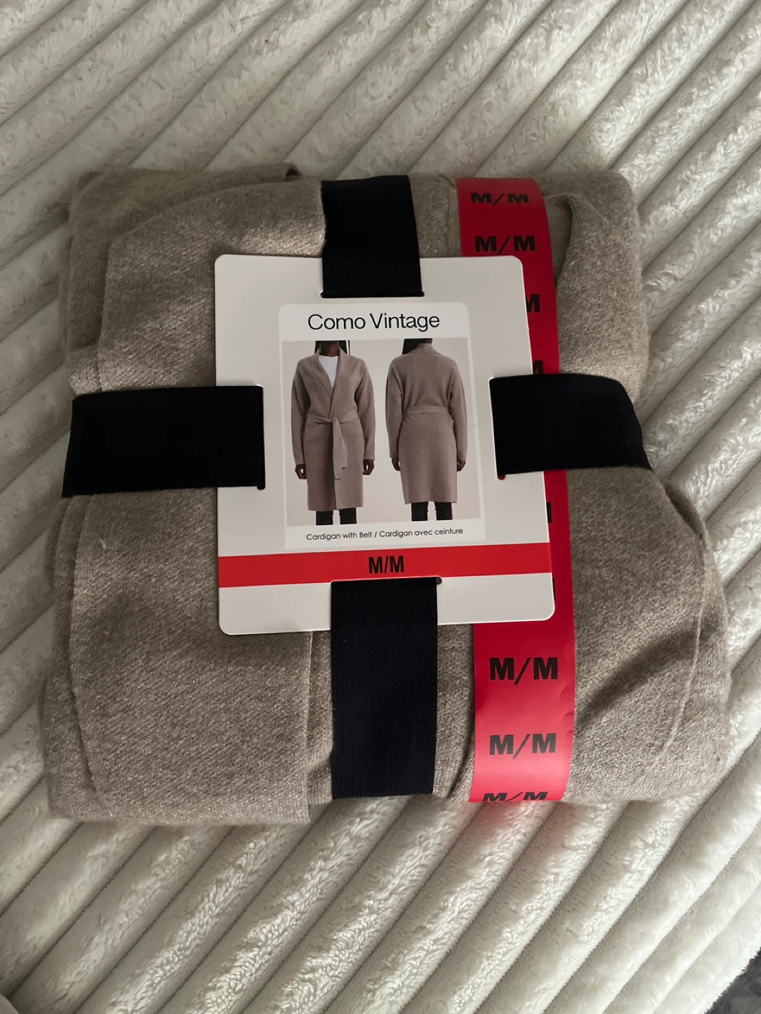 Brand New Cardigan with Belt - Size M