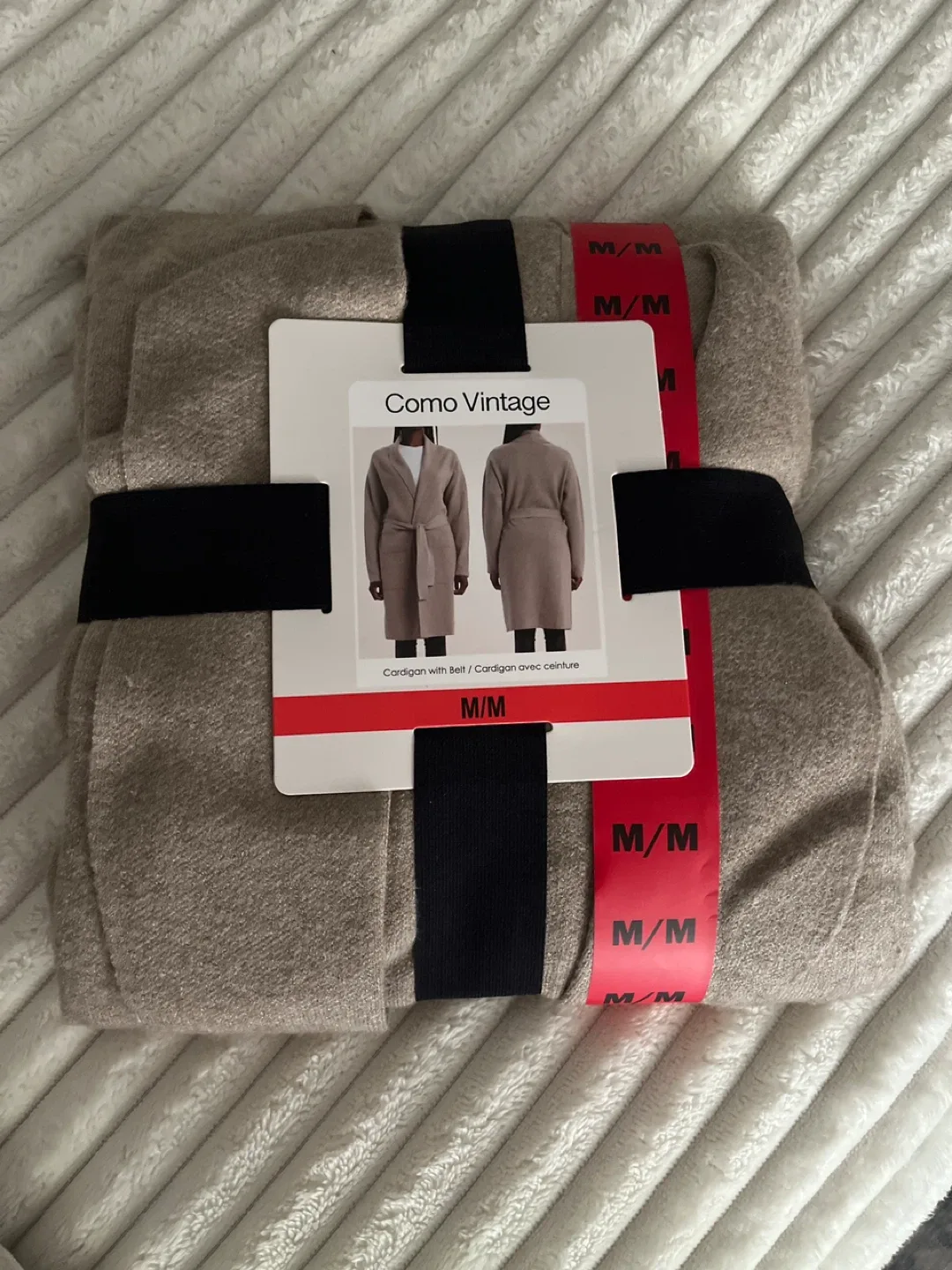 Brand New Cardigan with Belt - Size M