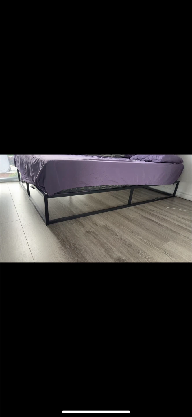Metal Bed Frame - Black - photo 4