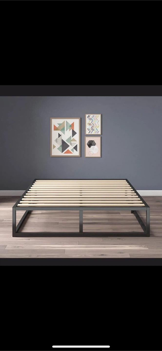Metal Bed Frame - Black