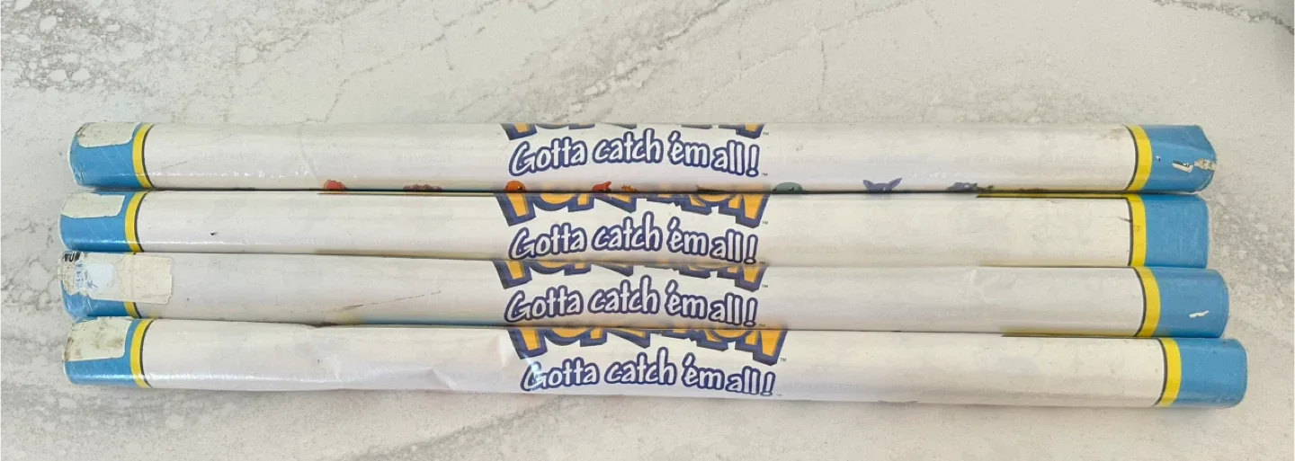 Pokemon Catch 'Em All Vintage 1998 Species Poster image indicator(2)