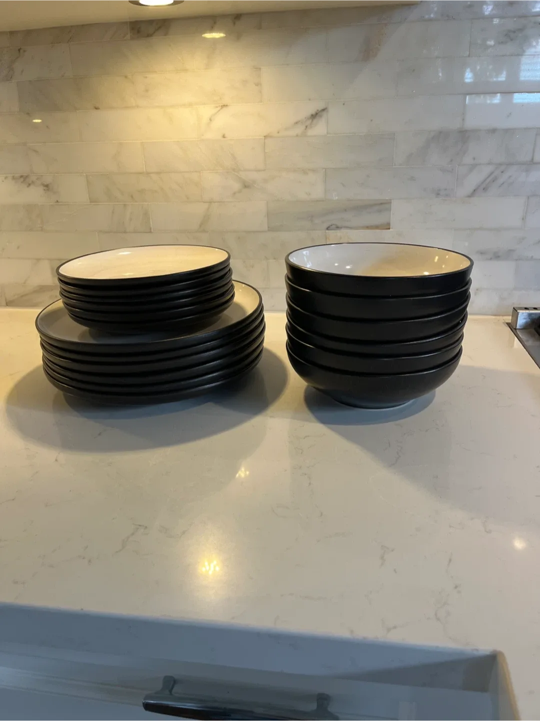 Distinctly Home Stoneware Plates & Bowls Set image indicator(2)