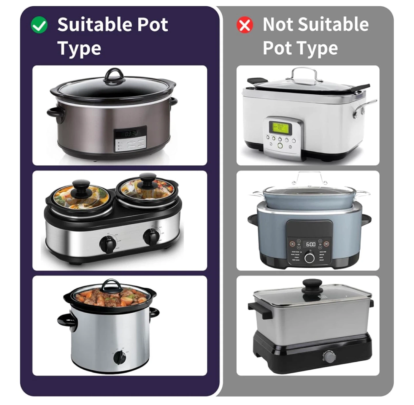 Slow Cooker Lid Holder - Black - photo 3