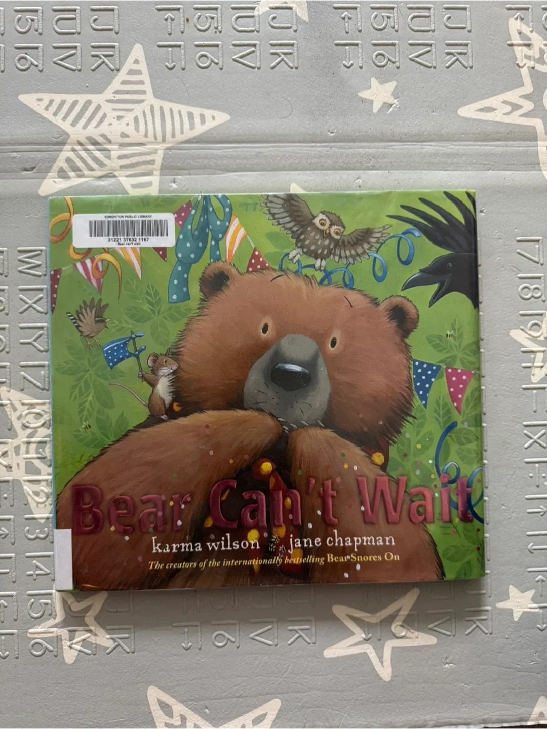 Bear Can't Wait by Karma Wilson & Jane Chapman