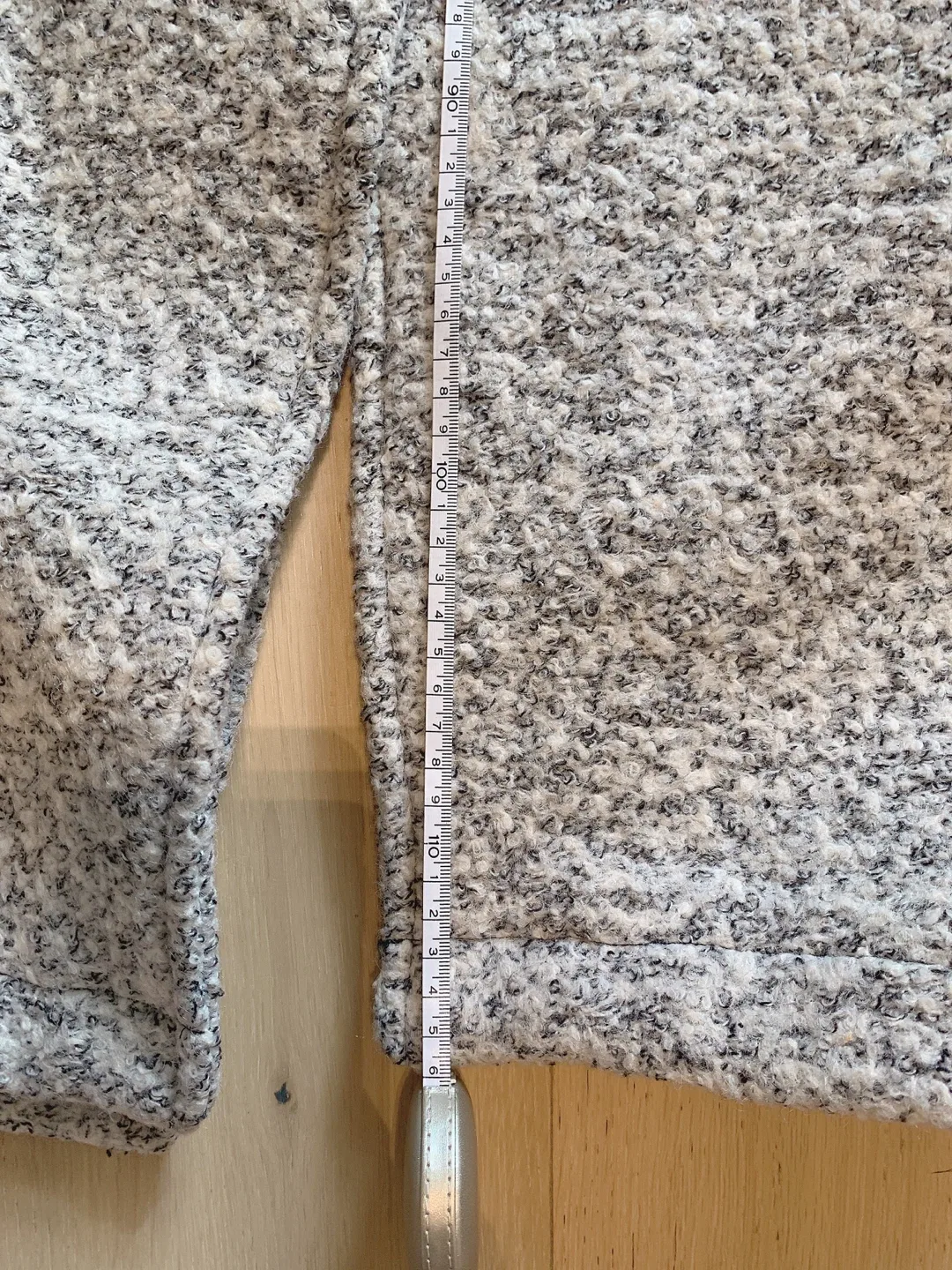 Classic Grey Long Coat - Size M image indicator(6)