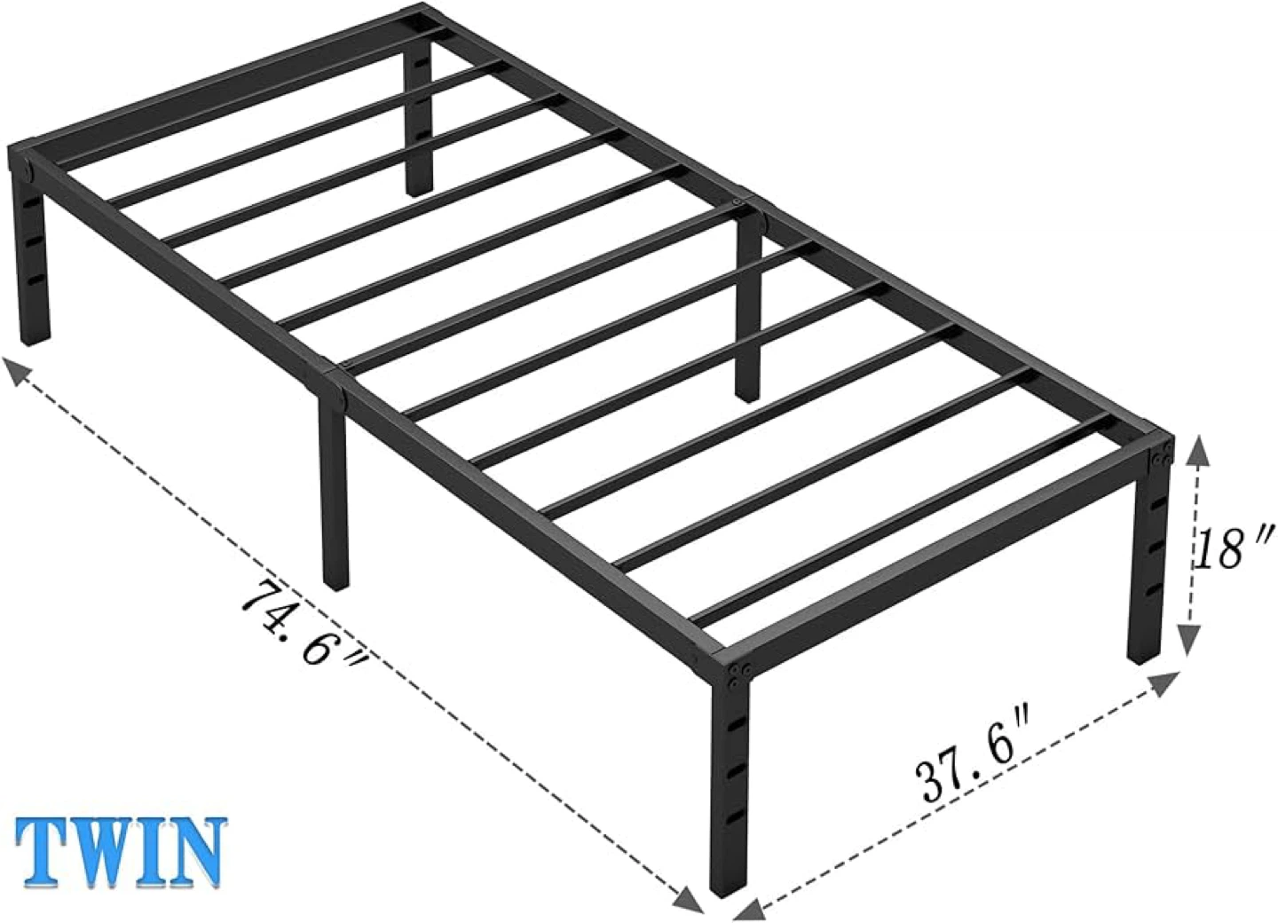 Twin Size Mattress and frame - photo 2