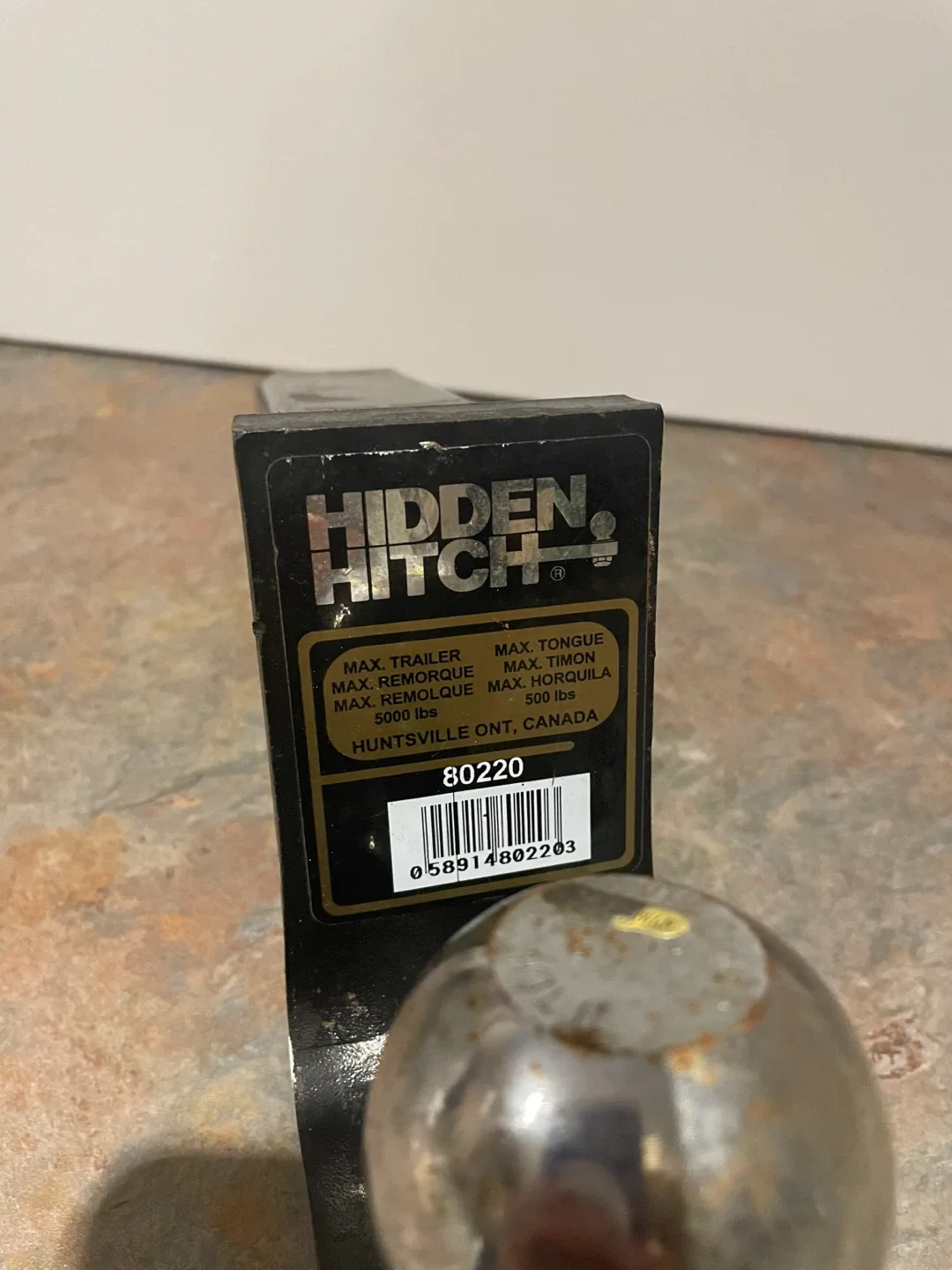 Hidden Hitch Trailer Hitch - 5000 lbs image indicator(2)