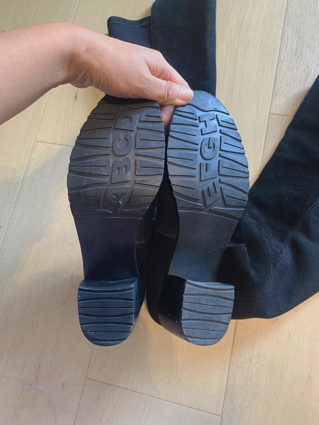 Black Over-the-Knee Boots Size 37 image indicator(8)