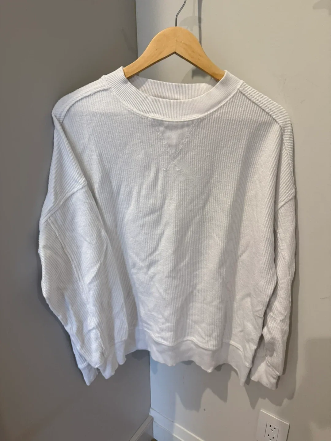 Aerie - XS ribbed waffle oversized tops $25 esch image indicator(5)