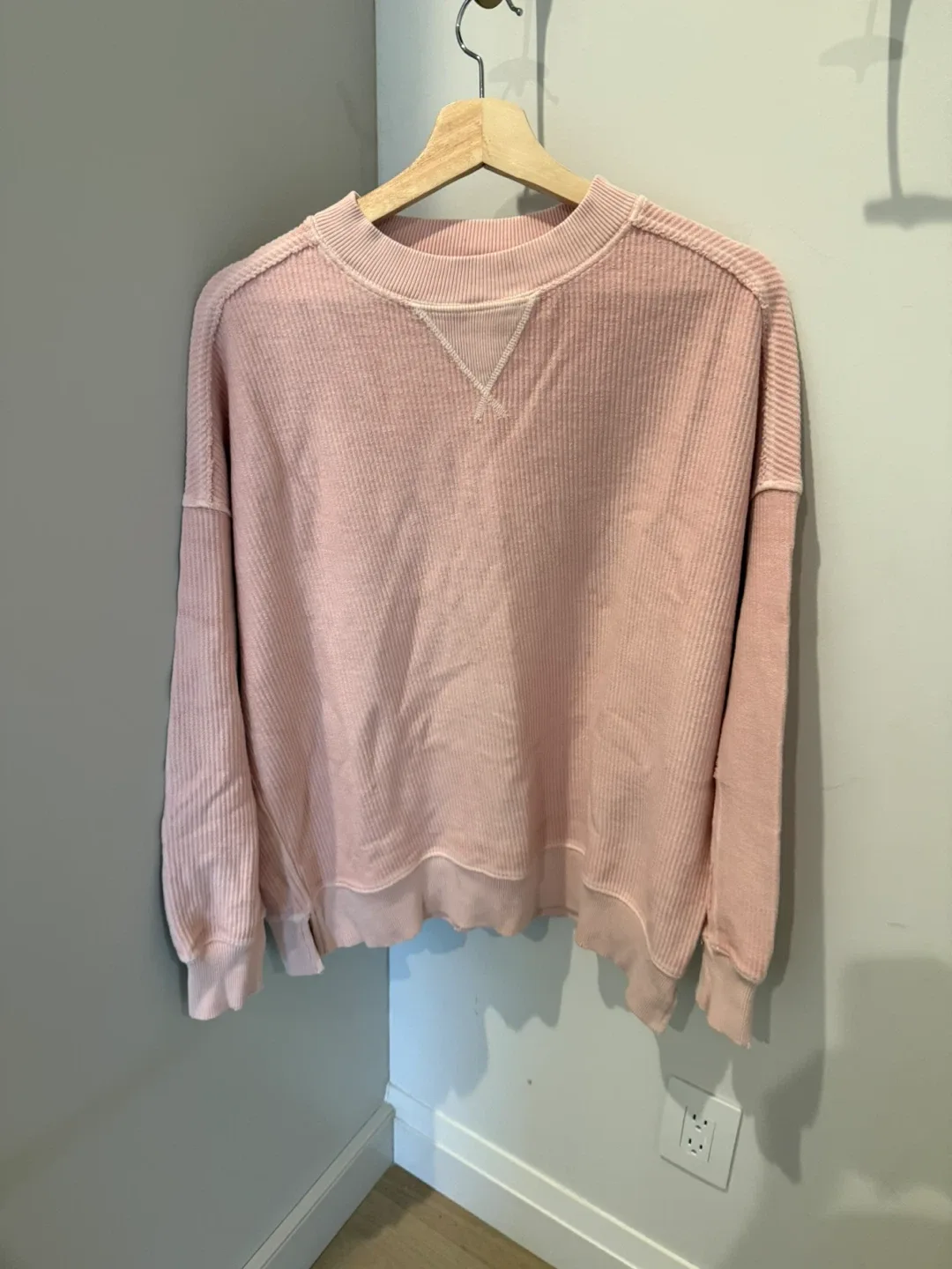 Aerie - XS ribbed waffle oversized tops $25 esch image indicator(6)
