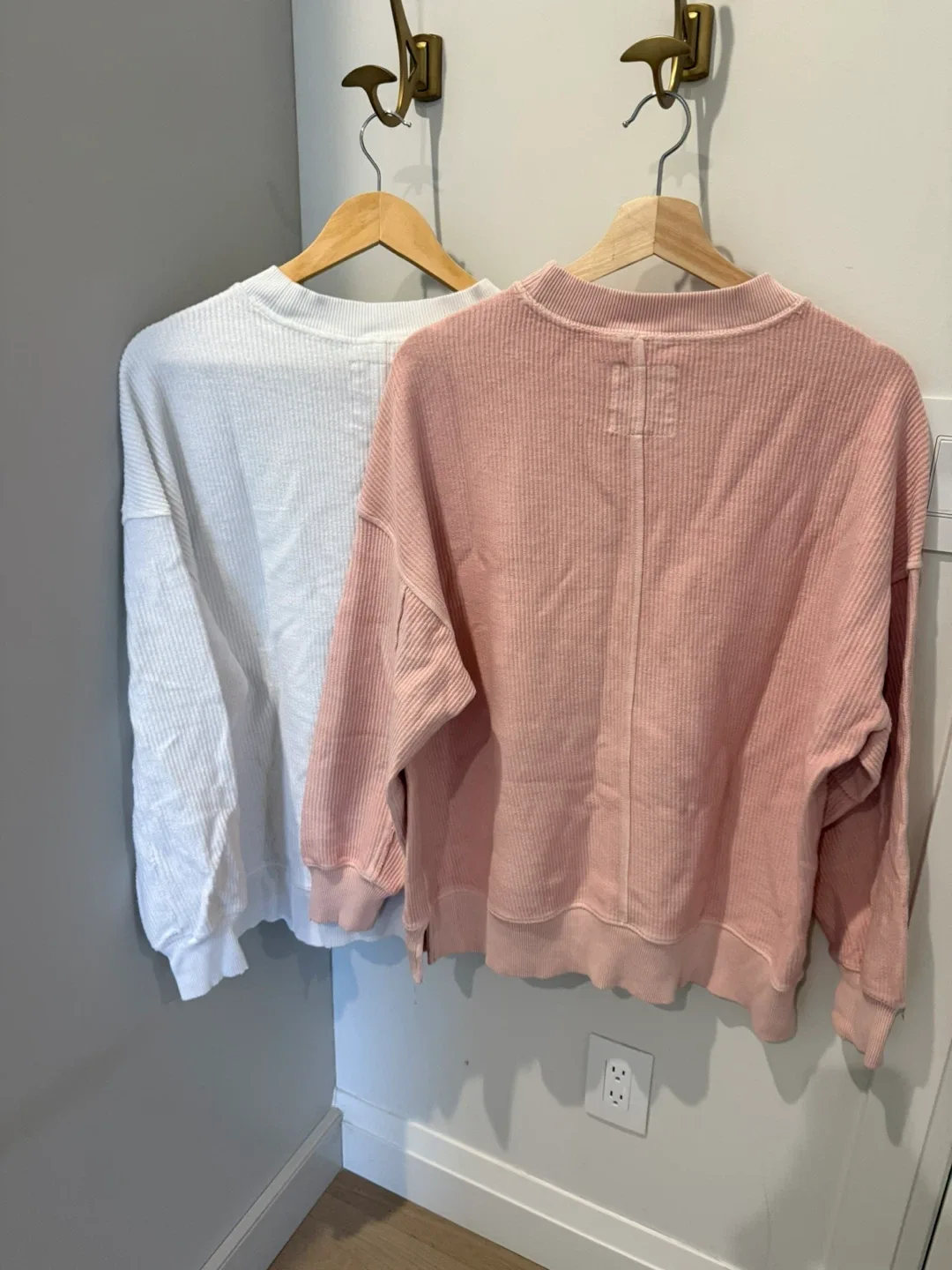 Aerie - XS ribbed waffle oversized tops $25 esch image indicator(3)