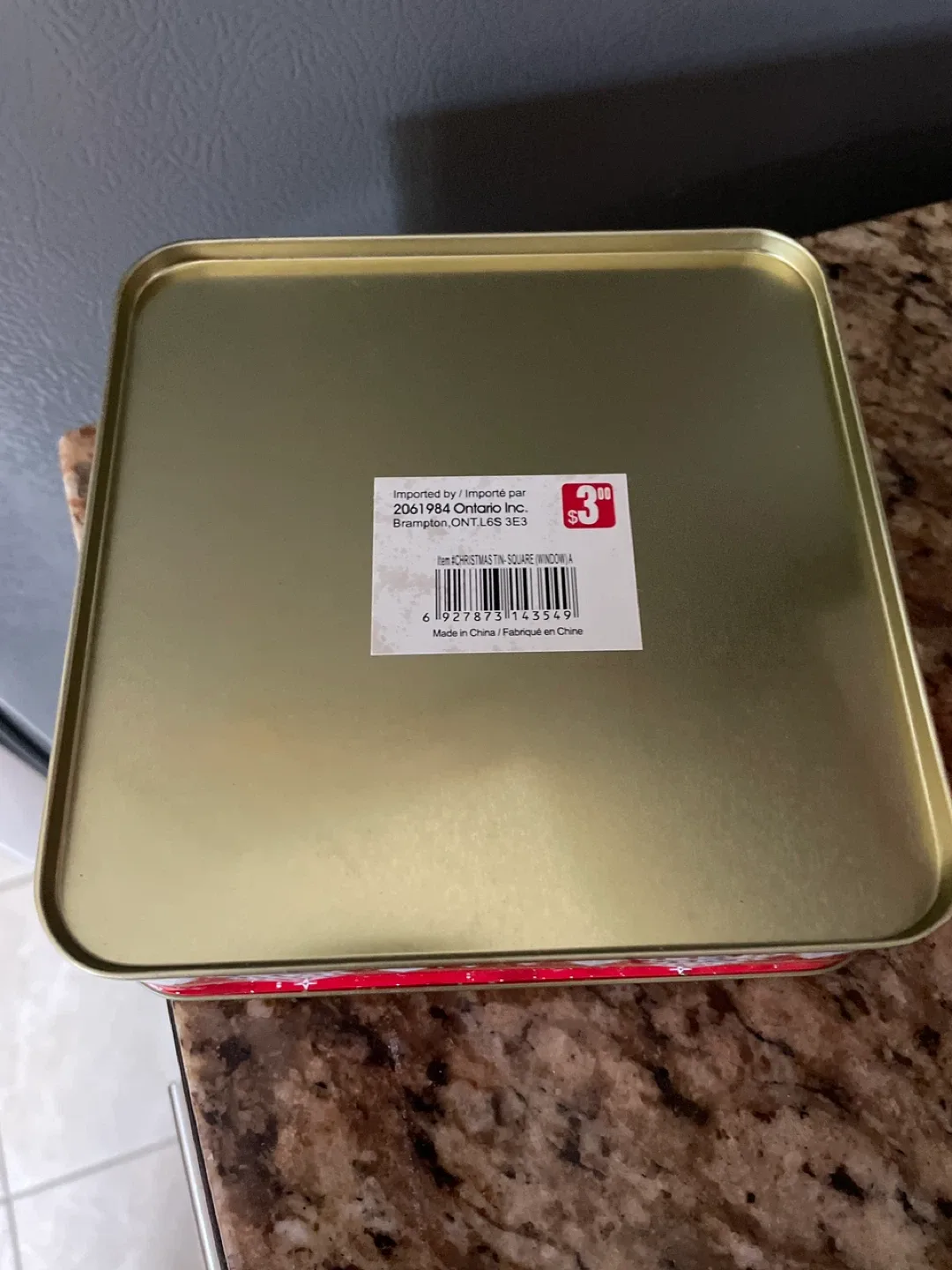 Christmas tins and napkins brand new image indicator(2)