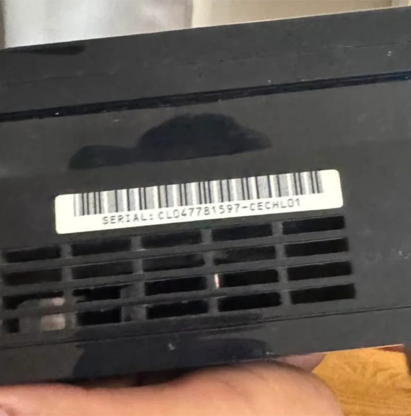 Sony PlayStation 3 (PS3) with a controller and a monitor screen image indicator(3)