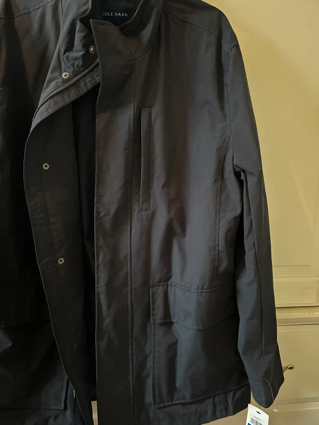 NWT Cole Haan Utility Field Jacket Mens Navy Blue XL New image indicator(6)