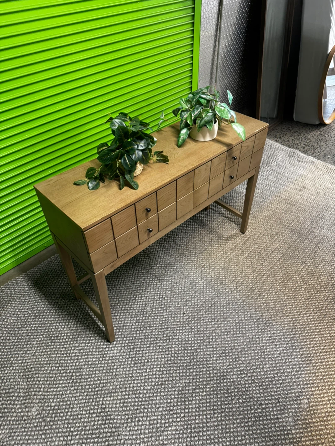 Wooden Dresser Table with Drawers - photo 3