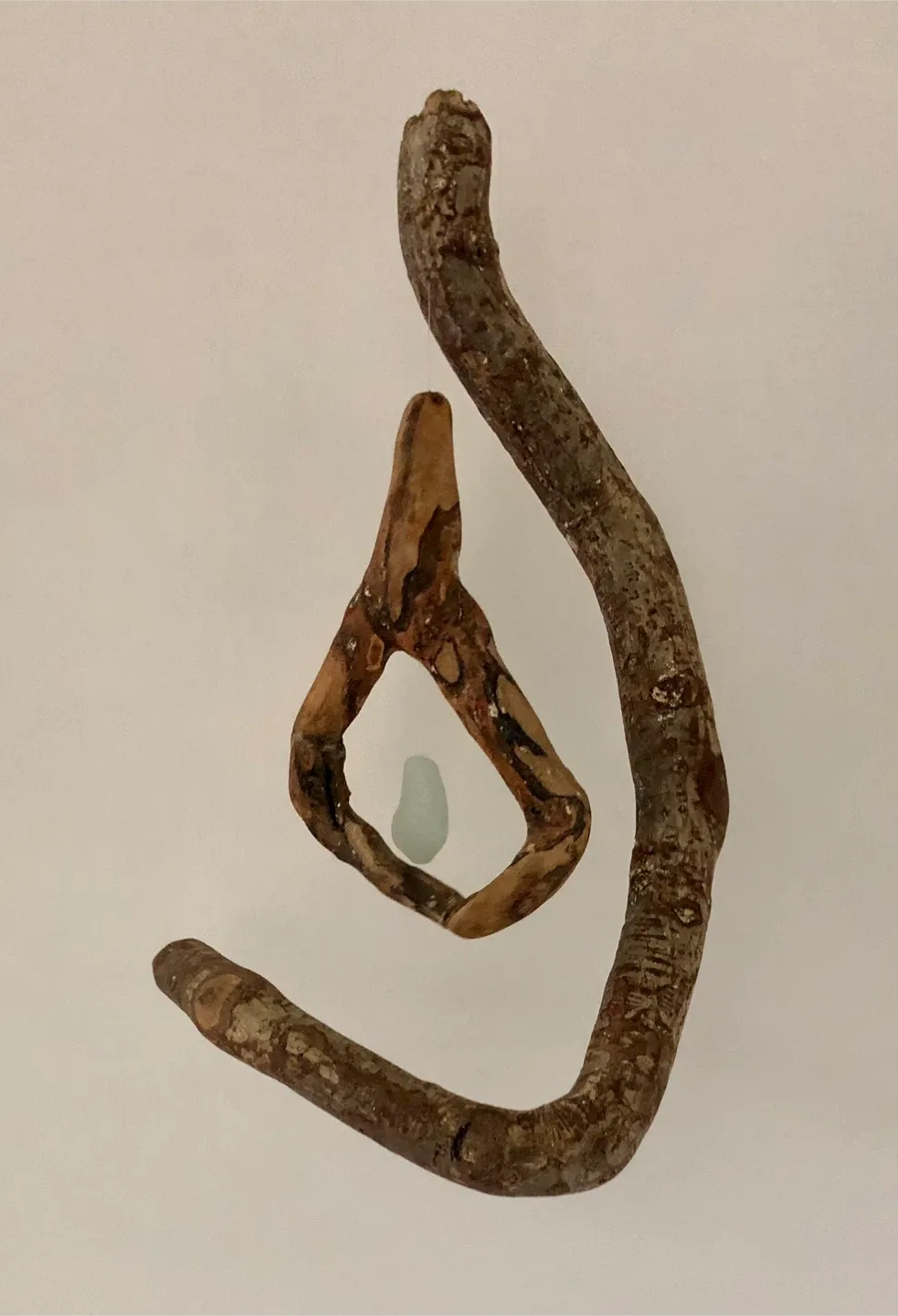 Art created by hand with driftwood and stone image indicator(6)