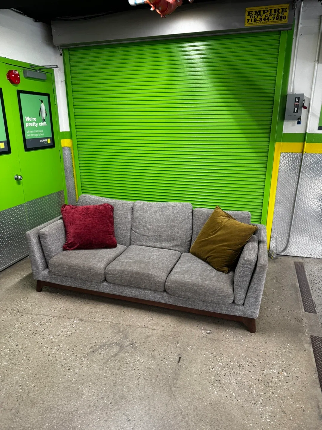 Article Grey Ceni 83" Sofa - FREE DELIVERY