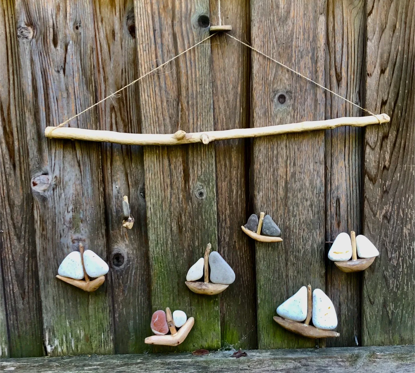 Handmade Driftwood & Stone Art thumbnail