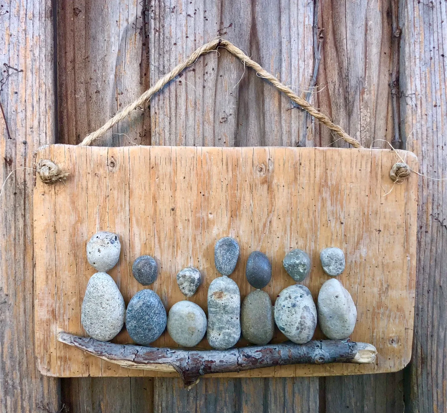 Handmade Driftwood & Stone Art image indicator(7)