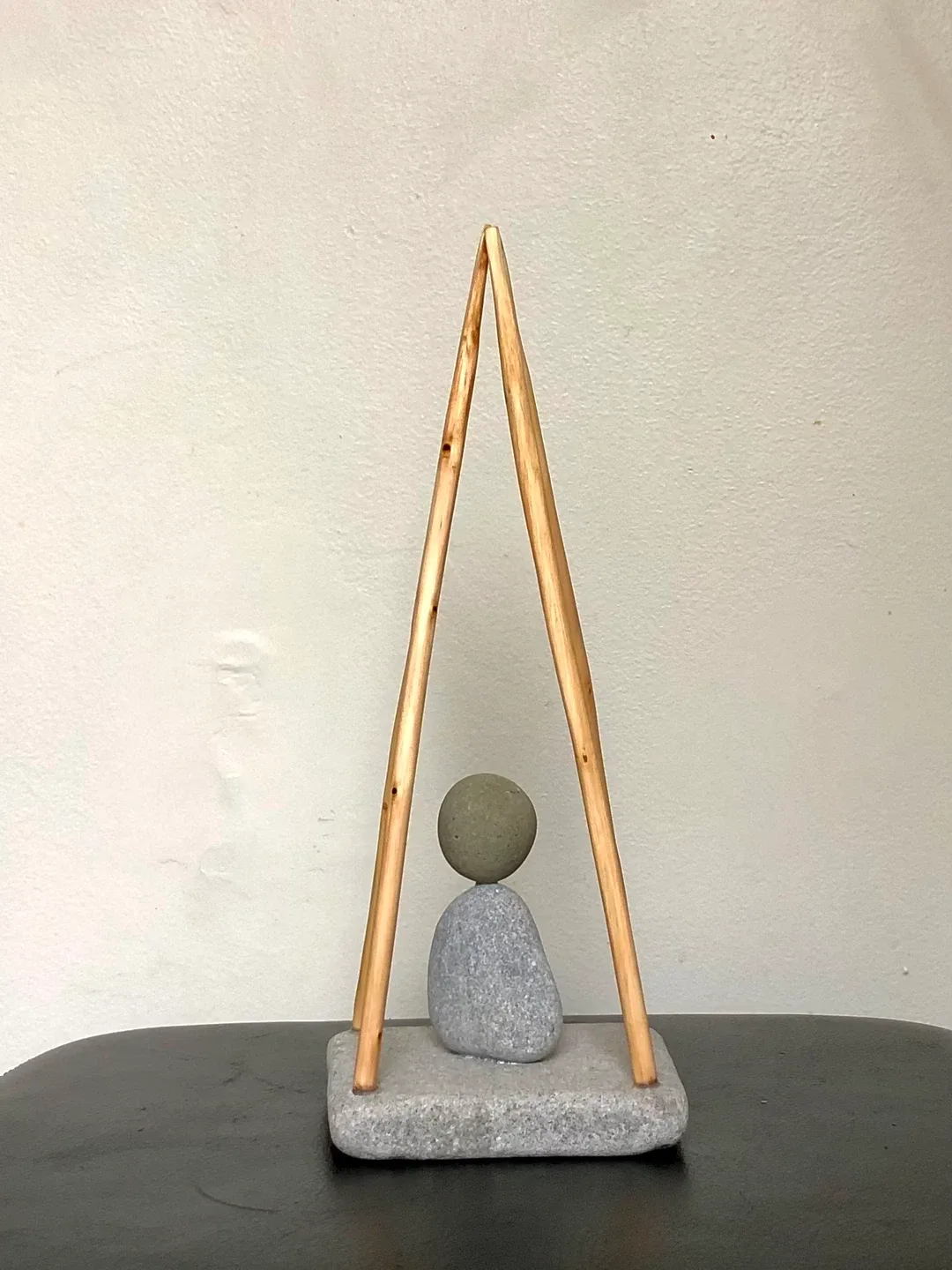 Handmade Driftwood & Stone Art image indicator(9)