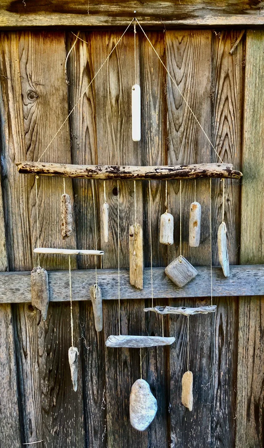 Handmade Driftwood & Stone Art image indicator(10)