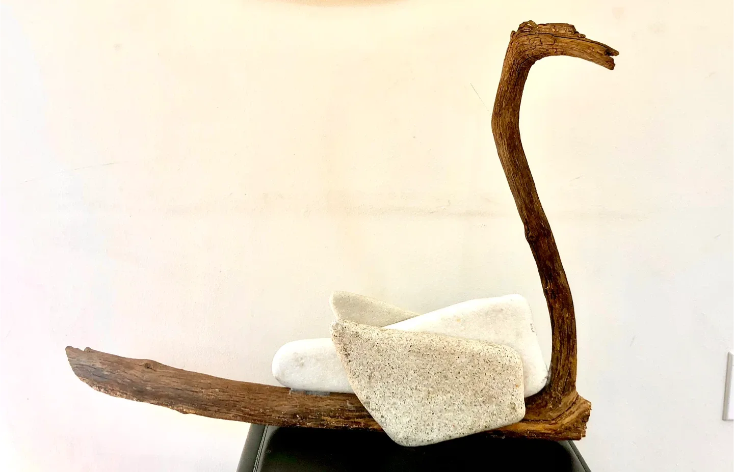 Art made with driftwood and stone image indicator(6)