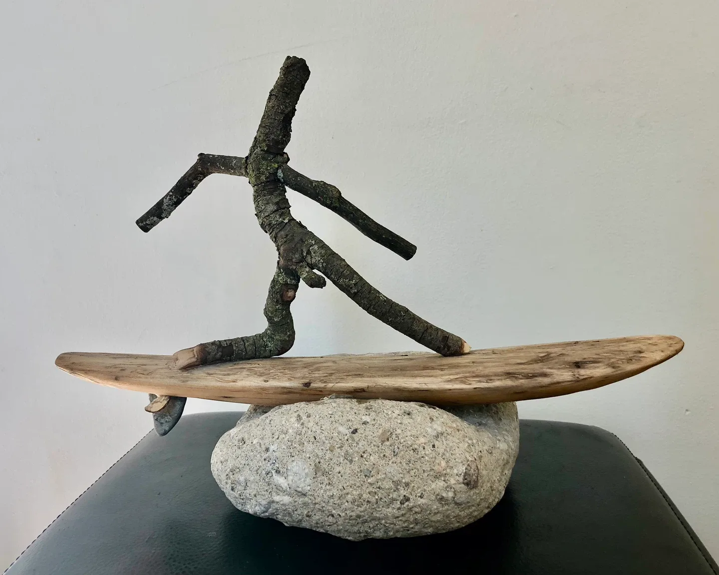 Art made with driftwood and stone image indicator(10)