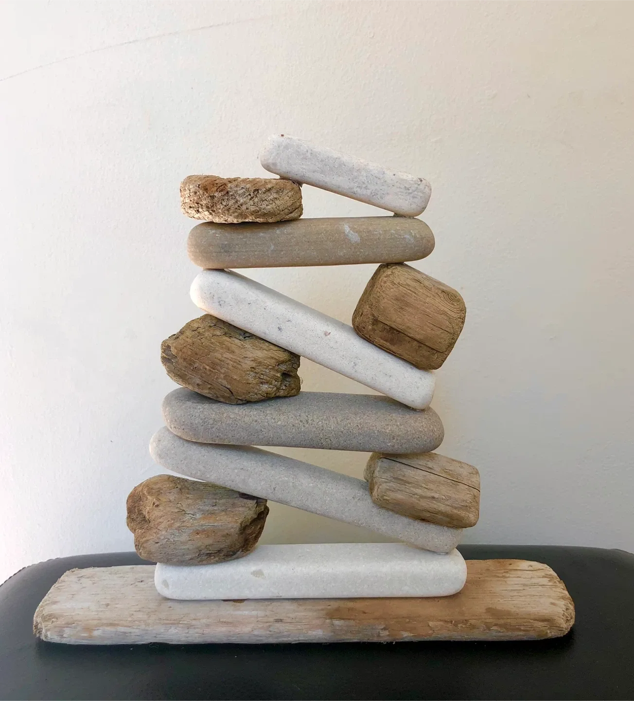 Art made with driftwood and stone image indicator(9)