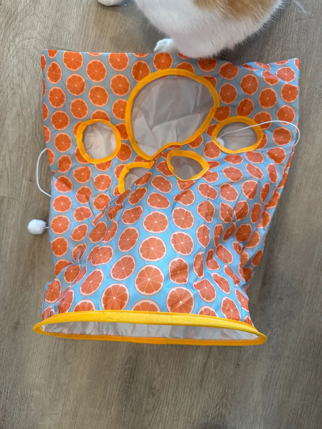Cat Tunnel Toy with Orange Print image indicator(2)
