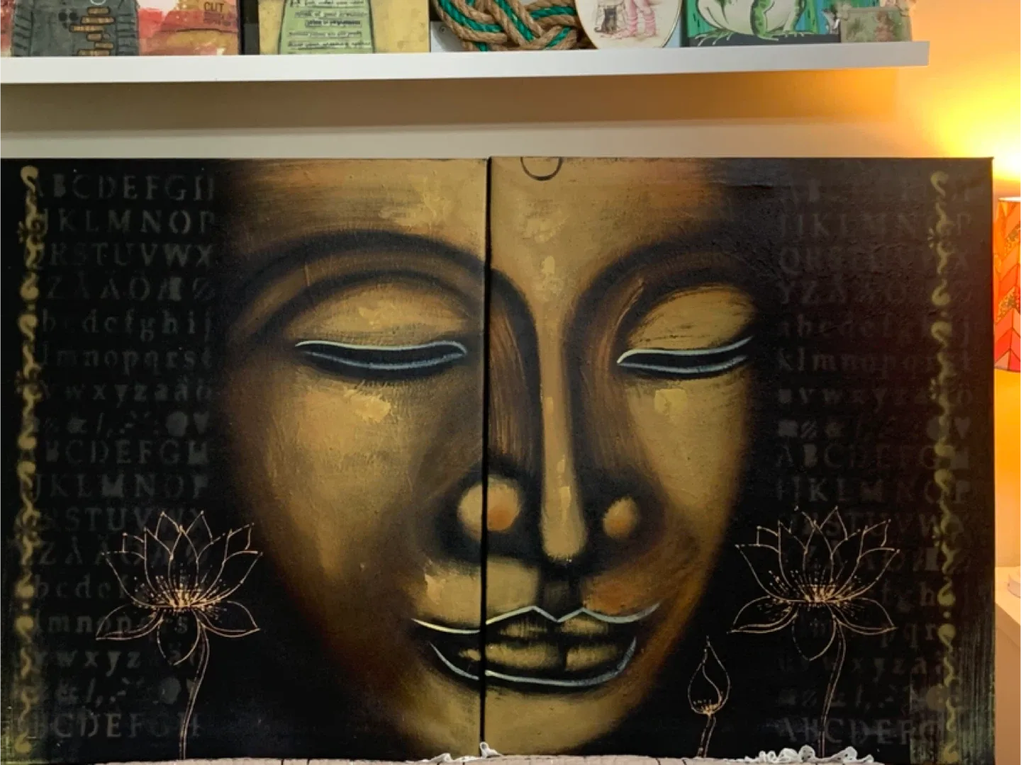 Buddha Canvas Art - Two Piece Set image indicator(4)