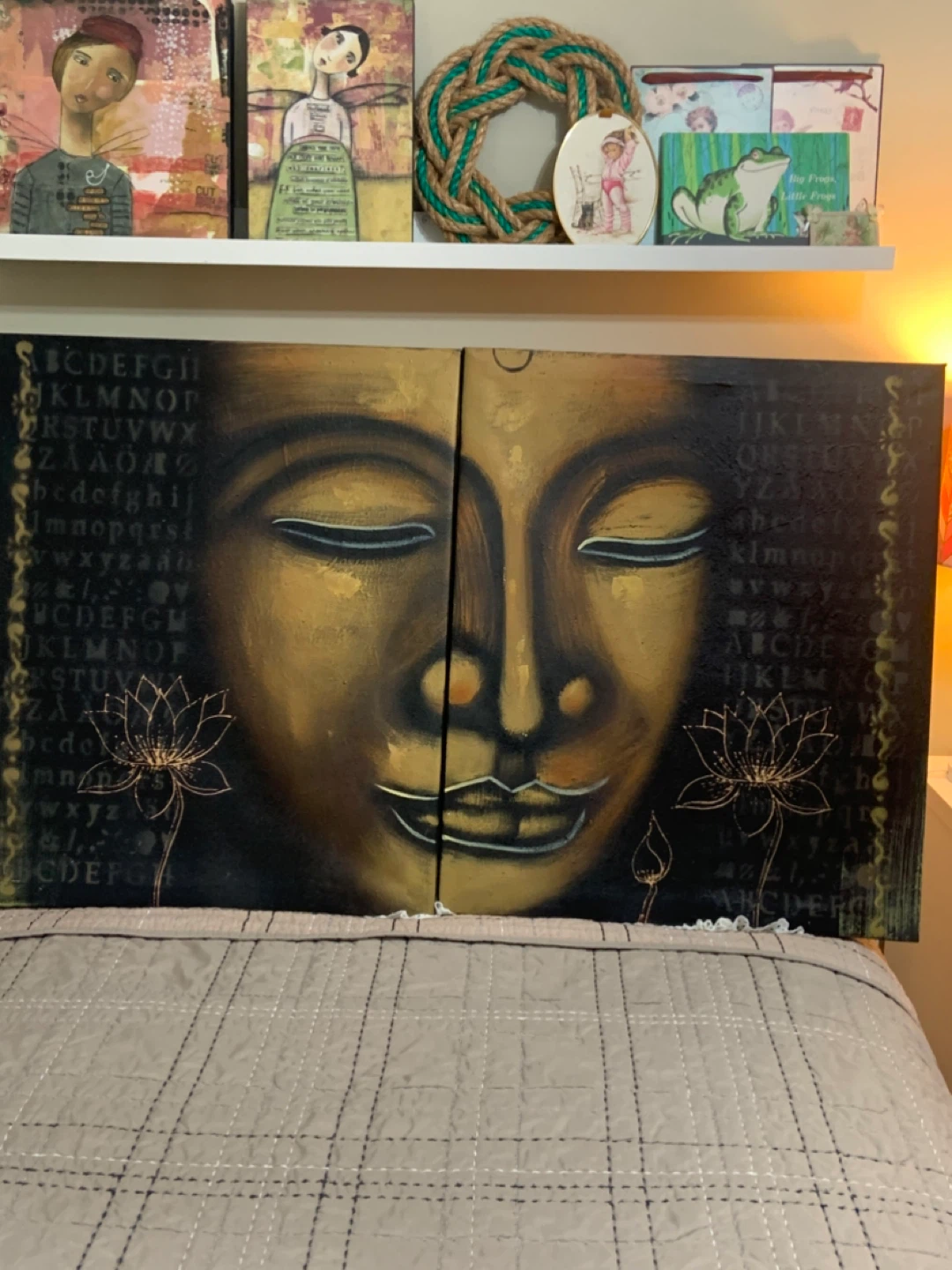 Buddha Canvas Art - Two Piece Set