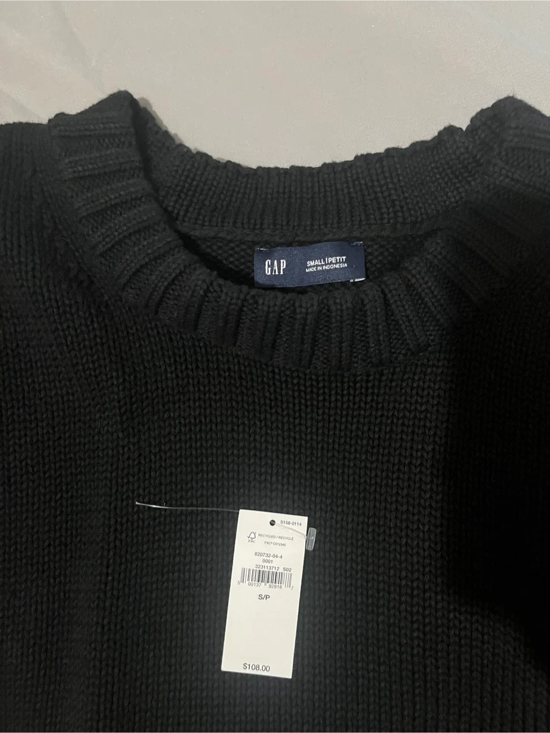 GAP cotton oversized sweater image indicator(2)