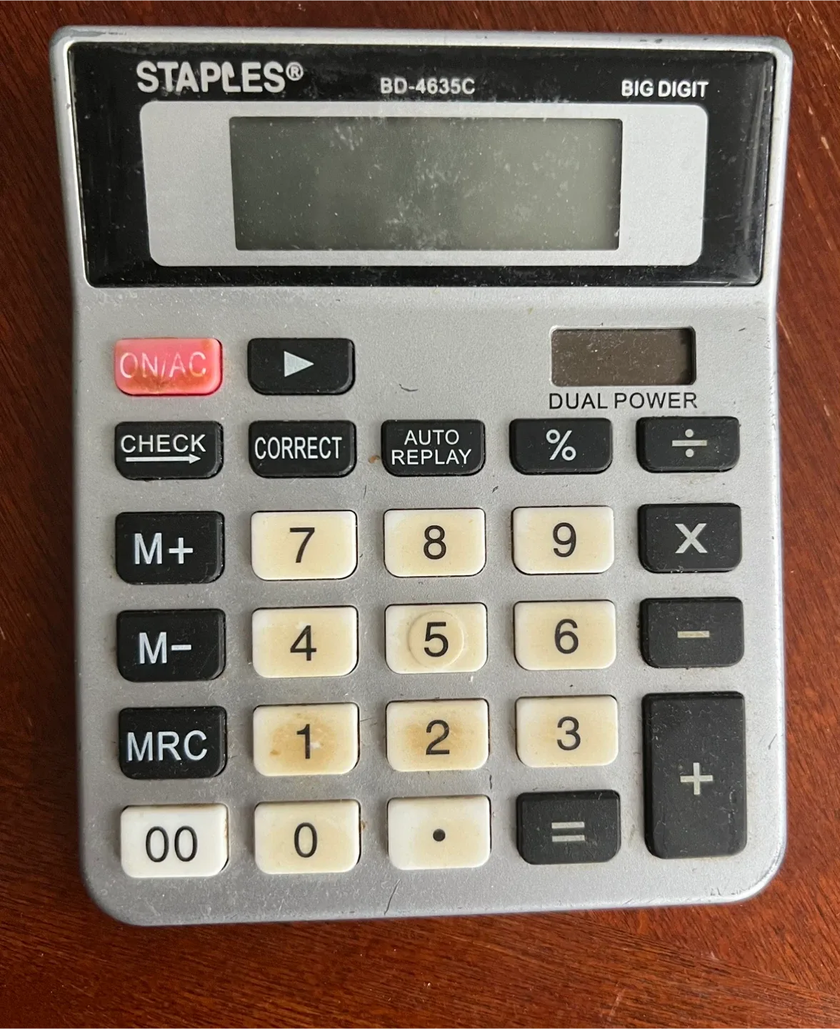 Staples BD-4635C Big Digit Calculator thumbnail