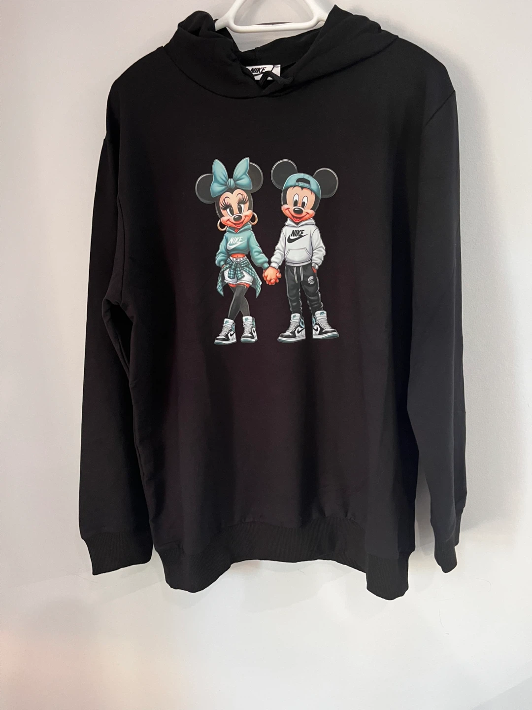 Black Hoodie with Cartoon Print(Nike) - photo 2